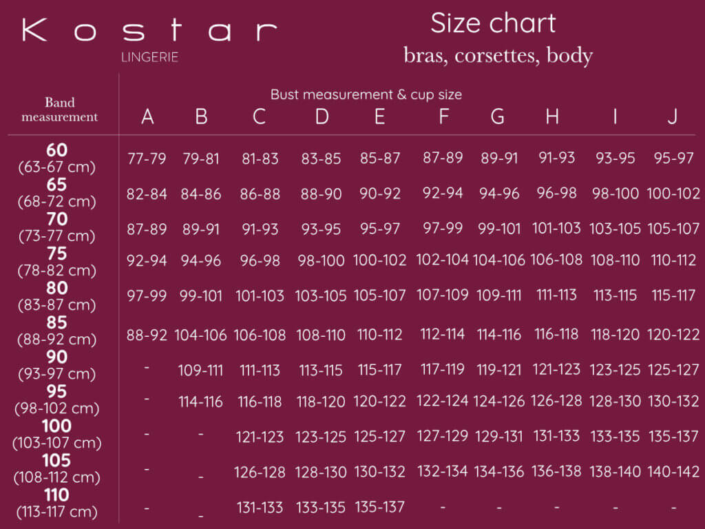Bra Size Calculator - Broad Lingerie
